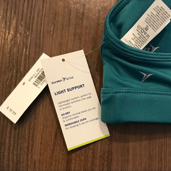 Turquoise Sports Bra - Picture 2 of 3